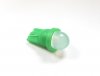 LOW PROFILE 1- SMD # 555 LED FROSTED DOME - GREEN