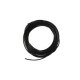 HEAT SHRINK TUBING - BLACK 1/16" - SOLD BY THE FOOT