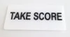 " TAKE SCORE " Legend Inset for Retangle Lighted Buttons (image for) " TAKE SCORE " Legend Inset for Retangle Lighted Buttons
