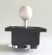 SHORT SHAFT BALL TOP JOYSTICK -WHITE (image for) SHORT SHAFT BALL TOP JOYSTICK -WHITE