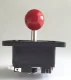 SHORT SHAFT BALL TOP JOYSTICK -RED (image for) SHORT SHAFT BALL TOP JOYSTICK -RED