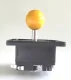 SHORT SHAFT BALL TOP JOYSTICK -YELLOW (image for) SHORT SHAFT BALL TOP JOYSTICK -YELLOW