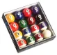 2-1/4" STANDARD BILLIARD BALL SET W/ OVERSIZED 2-3/8" CUE BALL (image for) 2-1/4" STANDARD BILLIARD BALL SET W/ OVERSIZED 2-3/8" CUE BALL