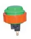 Sanwa OBSN-24, 24mm Pushbutton - GREEN (image for) Sanwa OBSN-24, 24mm Pushbutton - GREEN