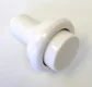Cabinet Flipper Button 1 -3/8"" Shaft - White (image for) Cabinet Flipper Button 1 -3/8"" Shaft - White